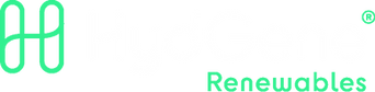 HydGene Renewables logo – green hydrogen, sustainable energy, biotech innovation, clean fuel solutions.
